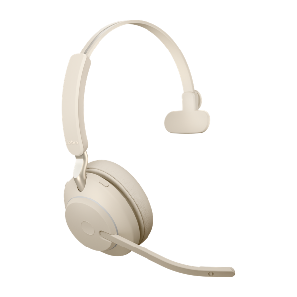 Jabra Evolve2 65 MS Mono USB-C beige with Stand (26599-899-888)