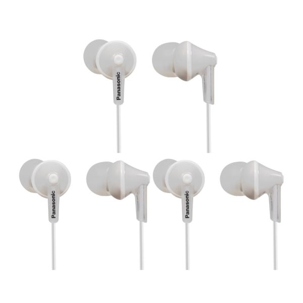 Panasonic RP-HJE125E Ergofit In-Ear Earphones (RP-HJE125E-W)