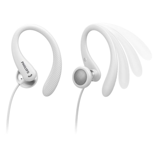 Philips TAA1105WT/00 hoofdtelefoon/headset Bedraad oorhaak, In-ear Sporten Wit (TAA1105WT/00) Philips TAA1105WT/00 hoofdtelefoon/headset Bedraad oorhaak, In-ear Sporten Wit (TAA1105WT/00)