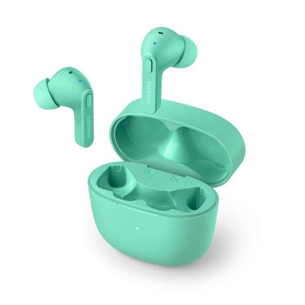 Philips 2000 series TAT2206GR/00 hoofdtelefoon/headset True Wireless Stereo (TWS) In-ear Oproepen/muziek Bluetooth Turkoois (TAT2206GR/00) Philips 2000 series TAT2206GR/00 hoofdtelefoon/headset True Wireless Stereo (TWS) In-ear Oproepen/muziek Bluetooth Turkoois (TAT2206GR/00)