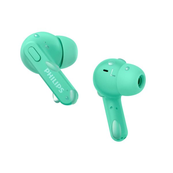 Philips 2000 series TAT2206GR/00 hoofdtelefoon/headset True Wireless Stereo (TWS) In-ear Oproepen/muziek Bluetooth Turkoois (TAT2206GR/00) Philips 2000 series TAT2206GR/00 hoofdtelefoon/headset True Wireless Stereo (TWS) In-ear Oproepen/muziek Bluetooth Turkoois (TAT2206GR/00)