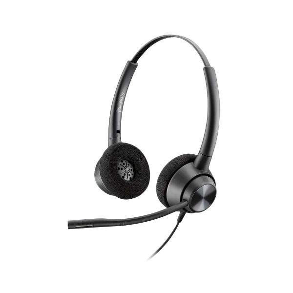 HP Poly EncorePro 320 met Quick Disconnect Binaural Headset TAA (77T26AA)