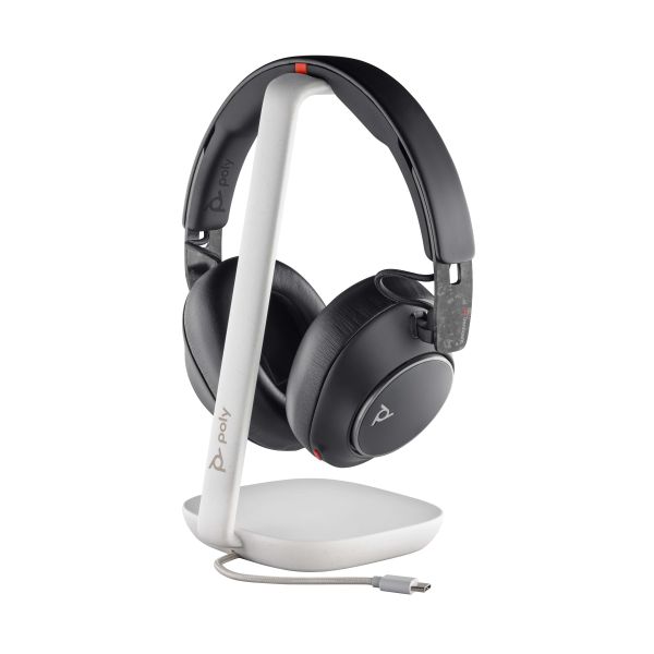 HP Poly Voyager Surround 85 UC USB-C-headset + USB-C/A-adapter + oplaadstandaard (8G7T7AA)