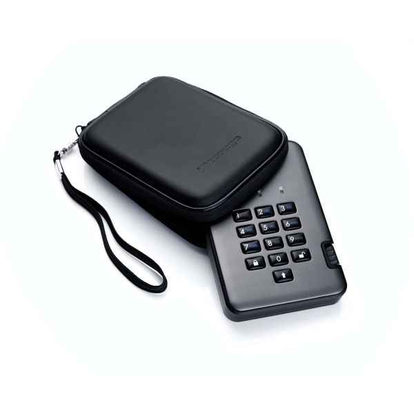 iStorage diskAshur PRO2 externe harde schijf 1000 GB Zwart, Grafiet (IS-DAP2-256-1000-C-G)
