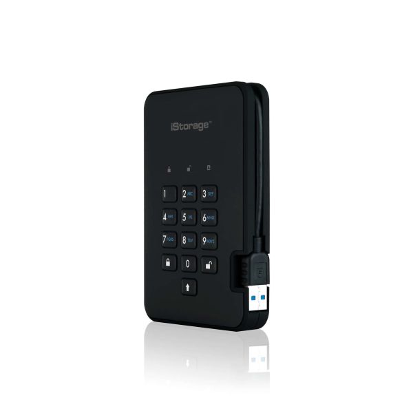 iStorage diskAshur2 16000 GB Zwart (ISDA2256SSD16000B)