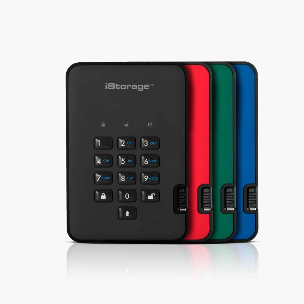 Origin Storage DISKASHUR2 SSD 256-BIT 16TB - BLUE data-encryptieapparaat (ISDA2256SSD16000BE)