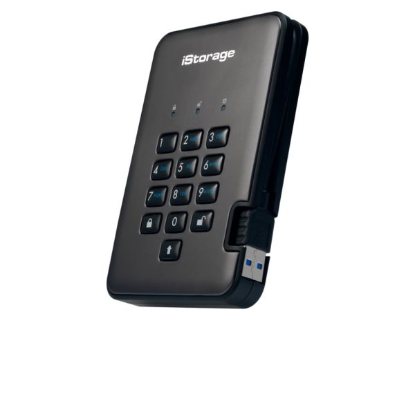 Origin Storage DISKASHUR PRO2 SSD 256-BIT 16TB - FIPS 140-2 CERTIFIED - GRAPHIT data-encryptieapparaat (ISDAP2256SSD16000CG)