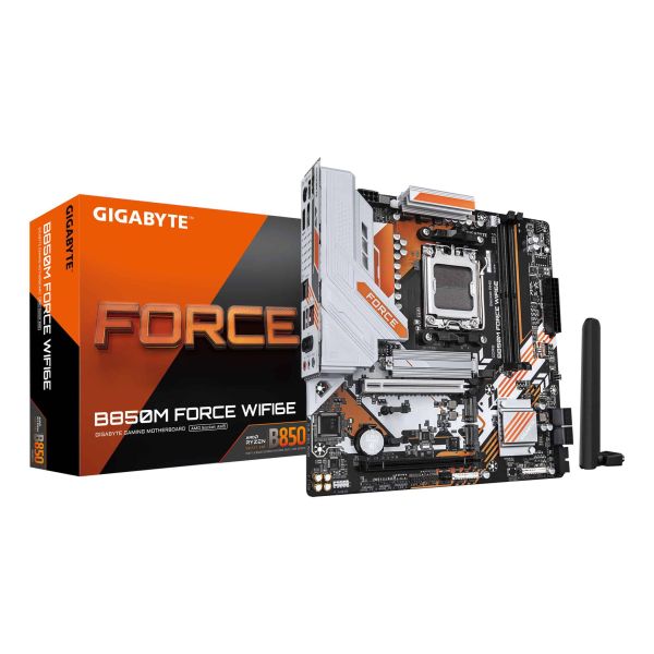 GIGABYTE B850M FORCE WIFI6E AMD B850 Socket AM5 micro ATX (B850M FORCE WF6E)