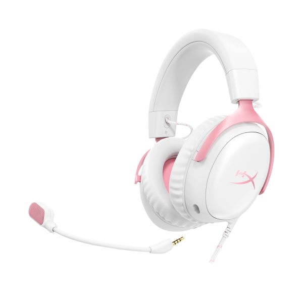HyperX Cloud III - Gaming Headset (wit/roze) (9W1Q4AA) HyperX Cloud III - Gaming Headset (wit/roze) (9W1Q4AA)