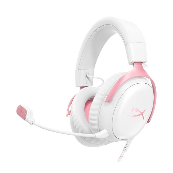 HyperX Cloud III - Gaming Headset (wit/roze) (9W1Q4AA)