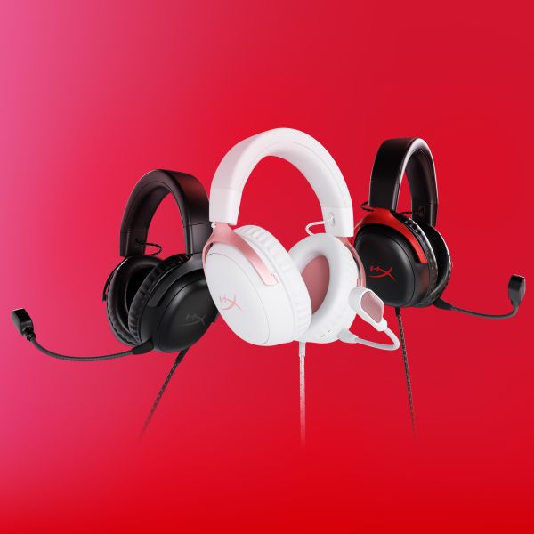 HyperX Cloud III - Gaming Headset (wit/roze) (9W1Q4AA) HyperX Cloud III - Gaming Headset (wit/roze) (9W1Q4AA)