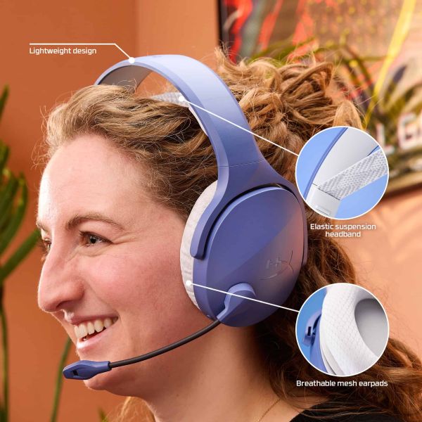 HyperX Cloud Jet - Wireless Gaming Headset (Light Blue) (AM7A0AA) HyperX Cloud Jet - Wireless Gaming Headset (Light Blue)