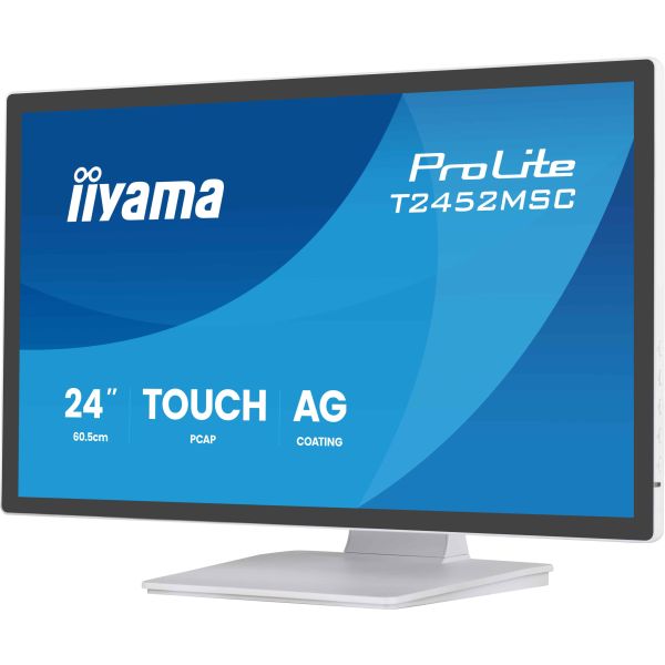 iiyama ProLite T2452MSC-W1AG computer monitor 61 cm (24") 1920 x 1080 Pixels Full HD Touchscreen (T2452MSC-W1AG)