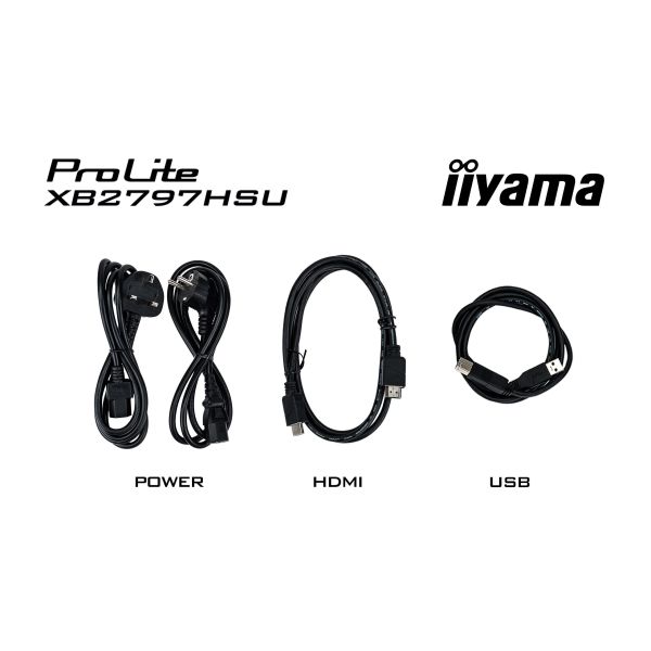 iiyama ProLite X2797HSU-B1 computer monitor 68,6 cm (27") 1920 x 1080 Pixels Full HD LED Zwart (X2797HSU-B1)