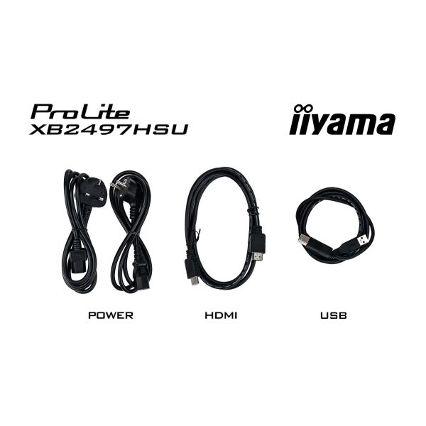 iiyama ProLite XB2497HSU-B1 computer monitor 60,5 cm (23.8") 1920 x 1080 Pixels Full HD Zwart (XB2497HSU-B1)