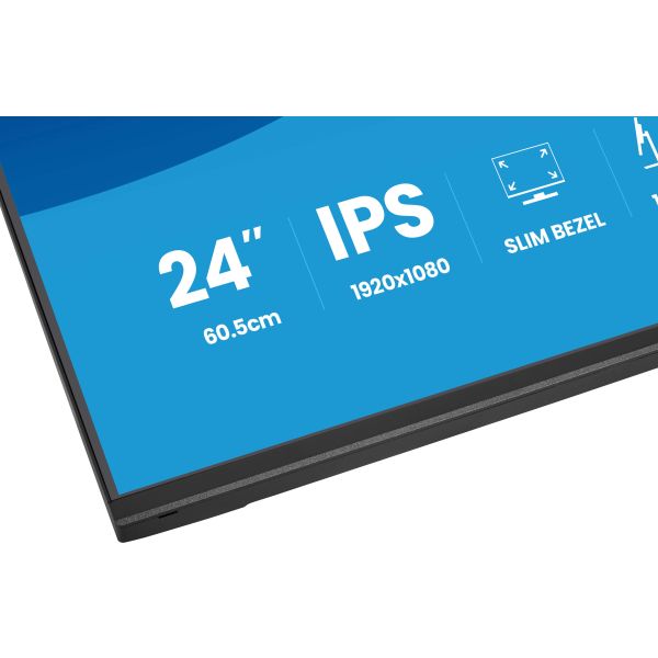 iiyama ProLite XB2497HSU-B1 computer monitor 60,5 cm (23.8") 1920 x 1080 Pixels Full HD LED Zwart (XB2497HSU-B1) iiyama ProLite XB2497HSU-B1 computer monitor 60,5 cm (23.8") 1920 x 1080 Pixels Full HD Zwart (XB2497HSU-B1)