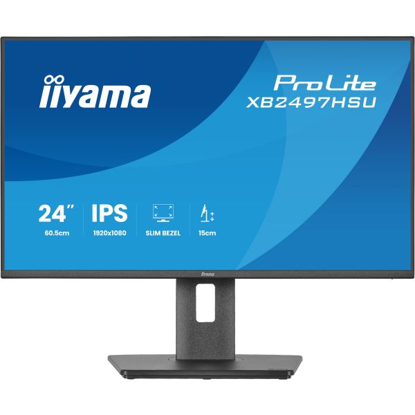 iiyama ProLite XB2497HSU-B1 computer monitor 60,5 cm (23.8") 1920 x 1080 Pixels Full HD LED Zwart (XB2497HSU-B1) iiyama ProLite XB2497HSU-B1 computer monitor 60,5 cm (23.8") 1920 x 1080 Pixels Full HD LED Zwart (XB2497HSU-B1)