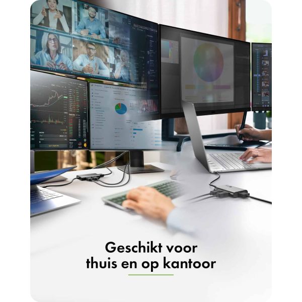 ICY BOX Adapter voor USB Type-C naar 3x HDMI (IB-AD1030-C)