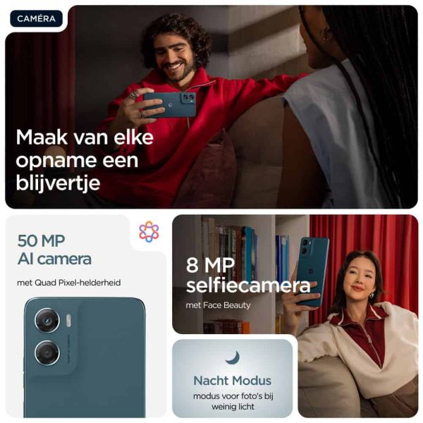 Motorola moto g06 power 17,5 cm (6.88") Dual SIM Android 15 4G USB Type-C 4 GB 64 GB 7000 mAh Blauw (PB9W0005PL) Motorola moto g06 power 17,5 cm (6.88") Dual SIM Android 15 4G USB Type-C 4 GB 64 GB 7000 mAh Blauw (PB9W0005PL)