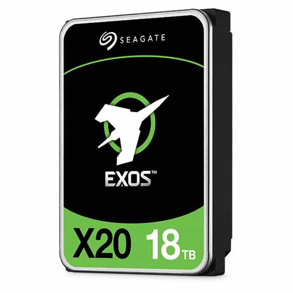 Seagate Enterprise Exos X20 interne harde schijf 18 TB 7200 RPM 3.5" SAS (ST18000NM000D)