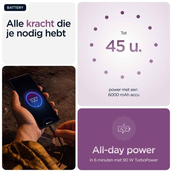 Motorola edge 60 pro 16,9 cm (6.67") Dual SIM Android 15 5G USB Type-C 12 GB 512 GB 6000 mAh Paars (PB7X0008SE)