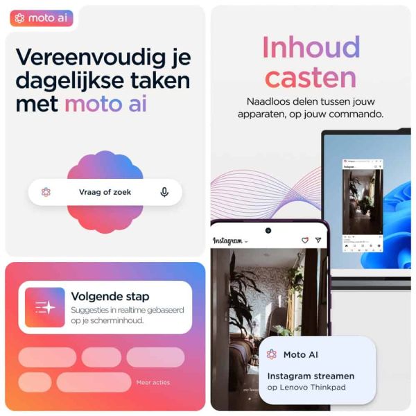 Motorola edge 60 pro 16,9 cm (6.67") Dual SIM Android 15 5G USB Type-C 12 GB 512 GB 6000 mAh Paars (PB7X0008SE)