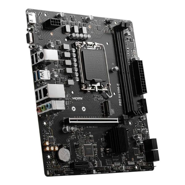 MSI PRO H610M-E moederbord Intel H610 LGA 1700 micro ATX (PRO H610M-E)