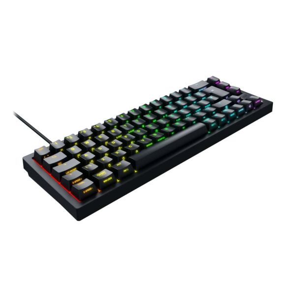 CHERRY K5V2 Compact toetsenbord Gamen USB QWERTY Scandinavisch Zwart (CX-K5V2-RGB-CPT-BLACK-R-NOR)
