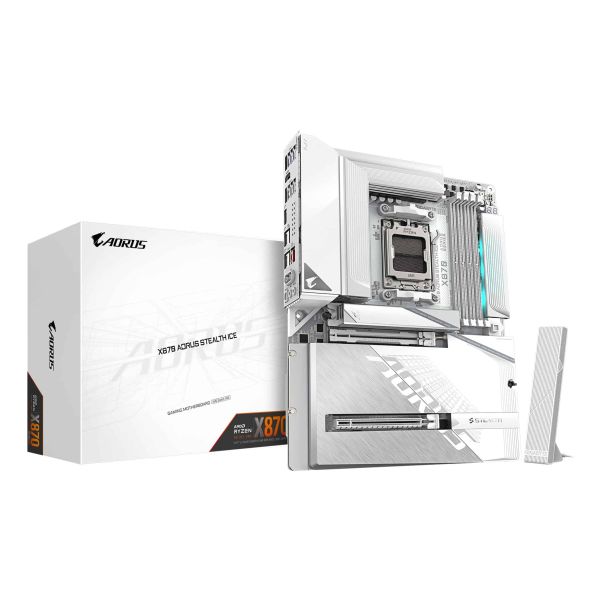GIGABYTE X870 AORUS STEALTH ICE AMD X870 Socket AM5 ATX (X870 A STEALTH ICE)