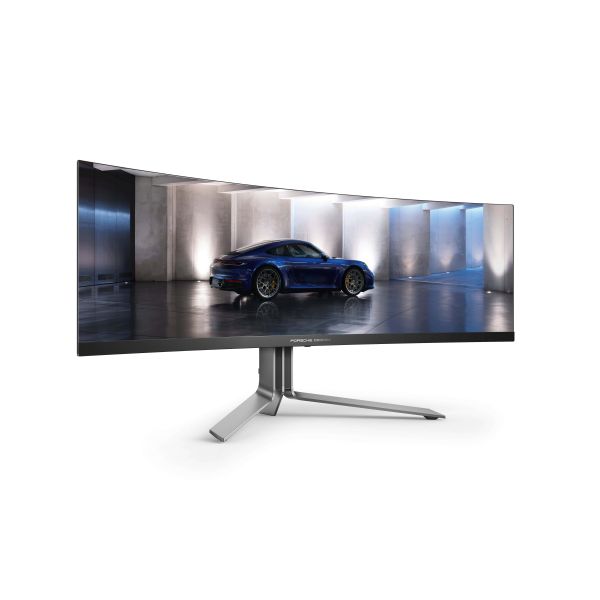 AOC Porsche PD49 computer monitor 124,5 cm (49") 5120 x 1440 Pixels DQHD QD-OLED Zwart (PD49) AOC Porsche PD49 computer monitor 124,5 cm (49") 5120 x 1440 Pixels DQHD QD-OLED Zwart (PD49)