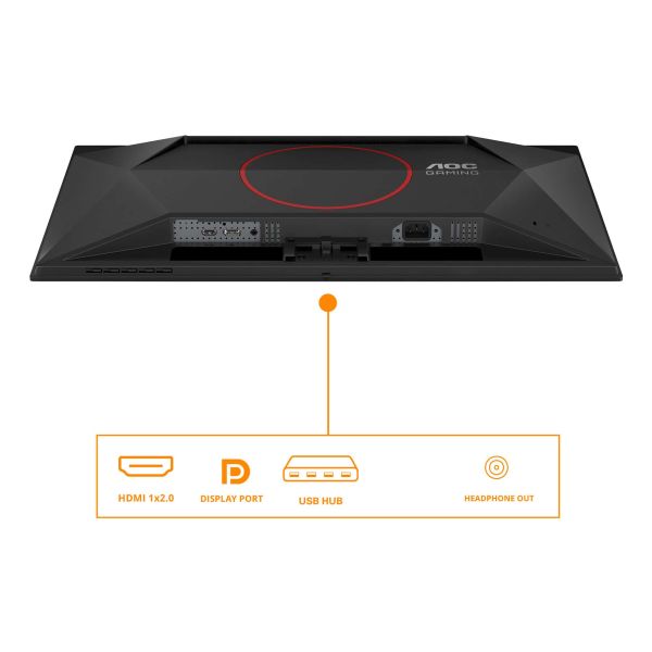 AOC G4 Q27G41ZDF computer monitor 67,3 cm (26.5") 2560 x 1440 Pixels Quad HD QD-OLED Zwart, Rood (Q27G41ZDF) AOC G4 Q27G41ZDF computer monitor 67,3 cm (26.5") 2560 x 1440 Pixels Quad HD QD-OLED Zwart, Rood (Q27G41ZDF)