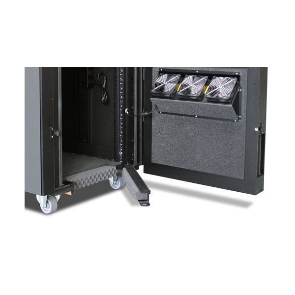 APC NetShelter CX 18U Geluiddempende en geventileerde 'Server Room in a Box' (AR4018IA)