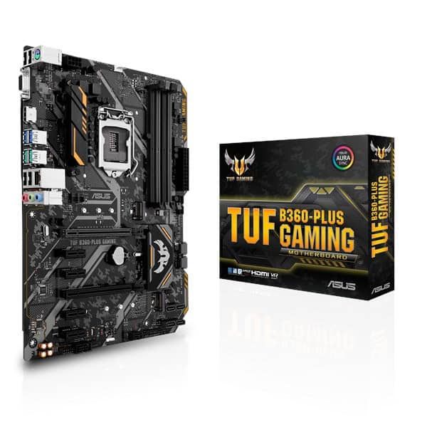 ASUS TUF B360-PLUS GAMING Intel® B360 LGA 1151 (Socket H4) ATX (90MB0X10-M0EAY0)