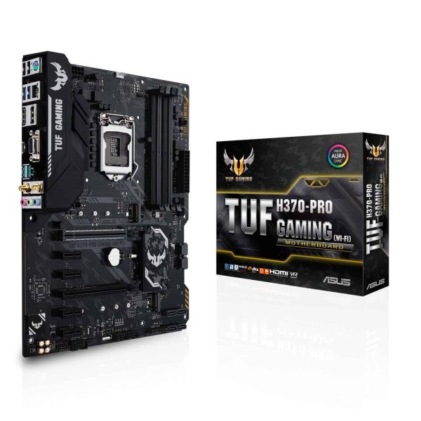 ASUS TUF H370-Pro Gaming (WiFi) Intel® H370 LGA 1151 (Socket H4) ATX (90MB0XK0-M0EAY0)
