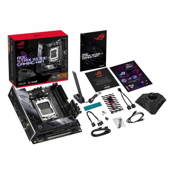 ASUS ROG STRIX X670E-I GAMING WIFI AMD X670 Socket AM5 mini ITX (90MB1B70-M0EAY0) ASUS ROG STRIX X670E-I GAMING WIFI AMD X670 Socket AM5 mini ITX (90MB1B70-M0EAY0)