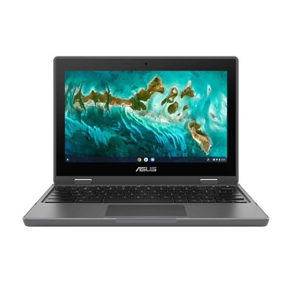 ASUS Chromebook Flip CR1 CR1100FKA-BP0354 Intel® Pentium® Silver N6000 29,5 cm (11.6") Touchscreen HD 4 GB LPDDR4x-SDRAM 64 GB eMMC Wi-Fi 6 (802.11ax) ChromeOS Belgisch Grijs (90NX03E1-M00B70)