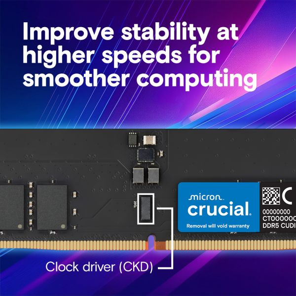 Crucial 16GB DDR5-6400 CUDIMM (CT16G64C52CU5)