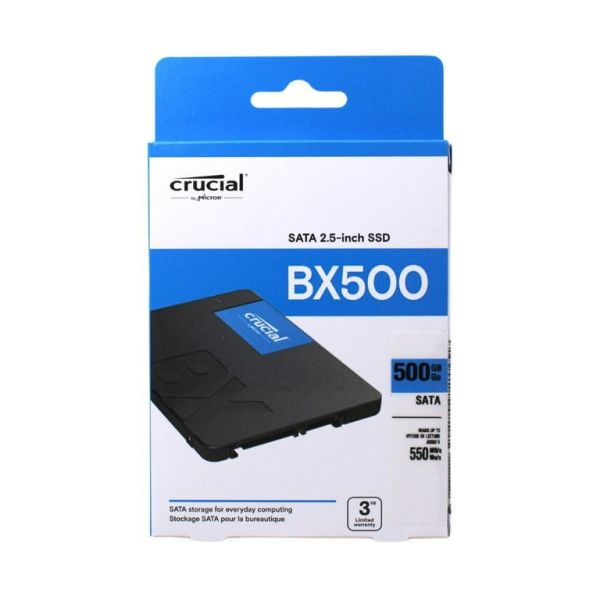 Crucial BX500 500GB SATA 2.5 (CT500BX500SSD1T)