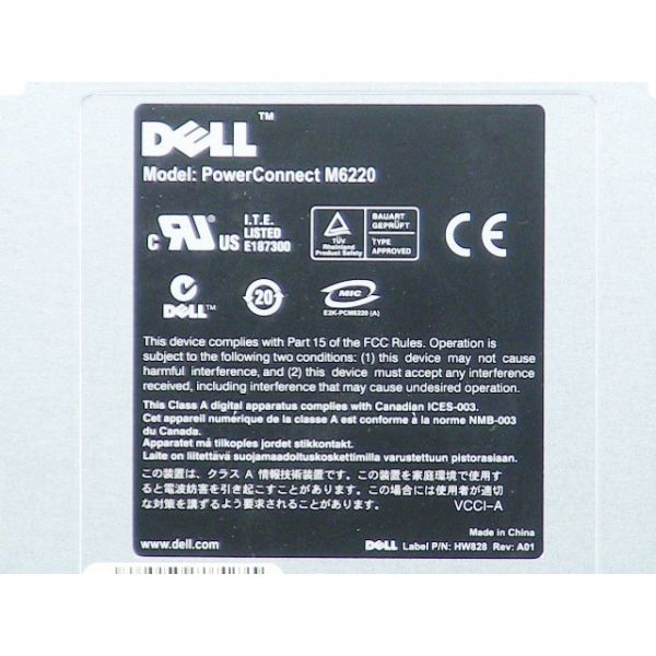 Dell PowerConnect M6220 Switch (GM069-RFB)