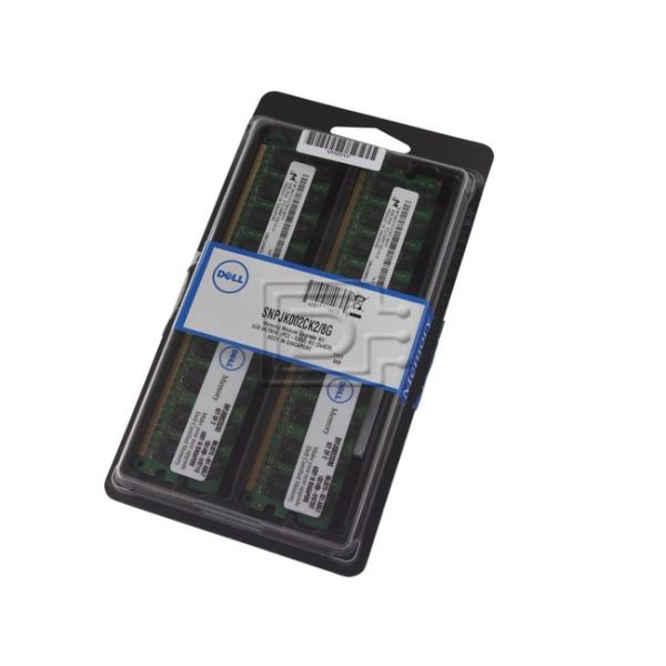 Dell 8GB (2x4GB) PC2-5300R ECC Refurbished (SNPJK002CK2/8G-RFB)