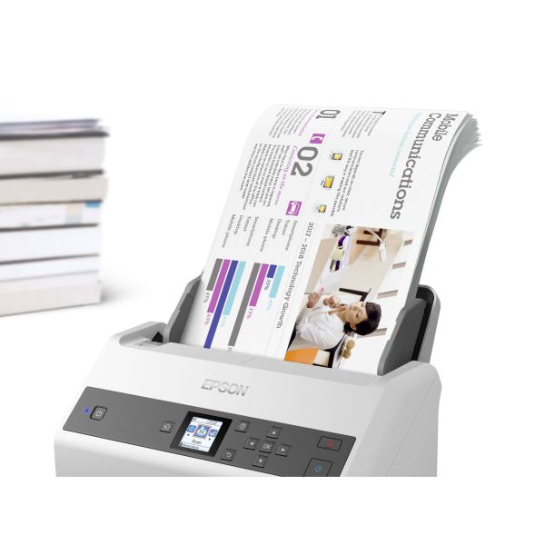 Epson WorkForce DS-870 Paginascanner 600 x 600 DPI A3 Grijs, Wit (B11B250401KF)