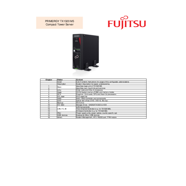 Fujitsu 16 GB 1 module s 16 GB DDR4 unbuffer (PYBME16UG3)