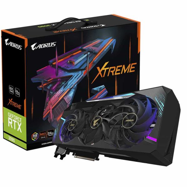 GIGABYTE AORUS GV-N3090AORUS X-24GD videokaart NVIDIA GeForce RTX 3090 24 GB GDDR6X (GV-N3090AORUS X-24GD)