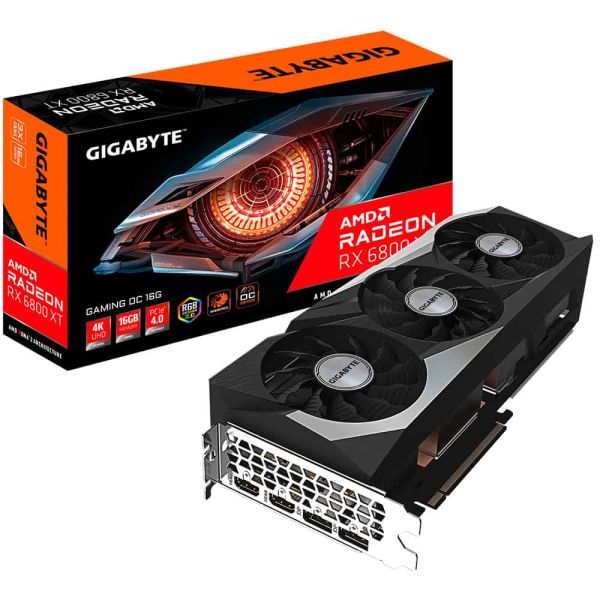 GIGABYTE GAMING Radeon RX 6800 XT OC 16G AMD 16 GB GDDR6 (GV-R68XTGAMING OC-16GD)