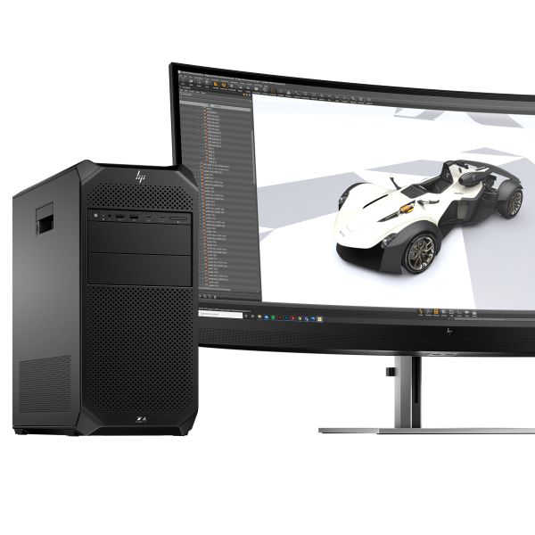 HP Z4 G5 Intel Xeon w3 w3-2423 32 GB DDR5-SDRAM 1 TB SSD Windows 11 Pro Tower Workstation AI Workstation Zwart (5E8G3EA#ABH)