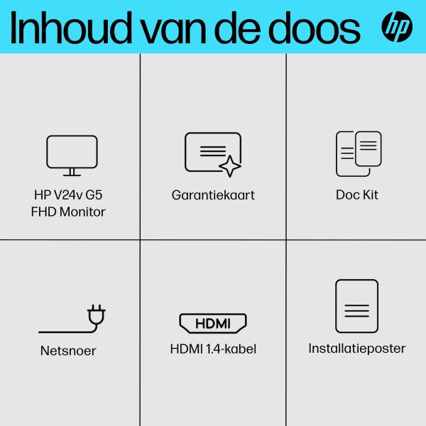 HP V24v G5 FHD-monitor (65P62AA#ABB) HP V24v G5 FHD-monitor (65P62AA#ABB)
