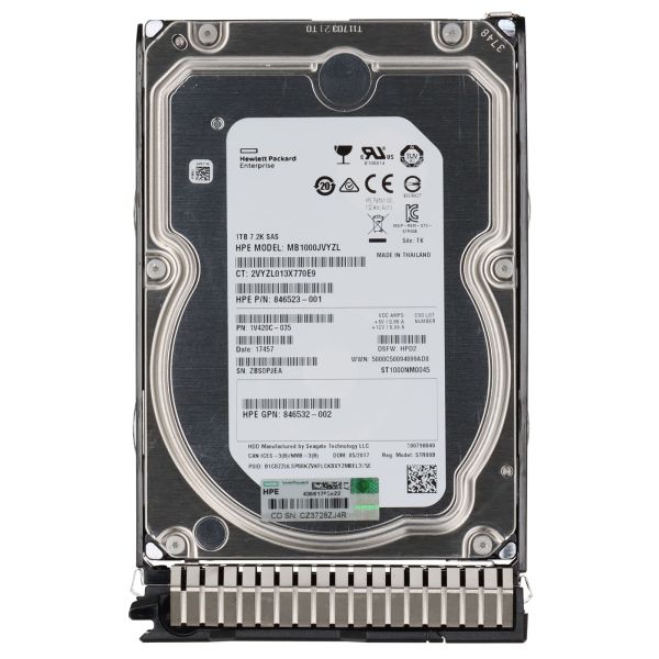 HP 1TB 12G SAS 7.2K MDL SC 3.5 (846612-001-RFB)