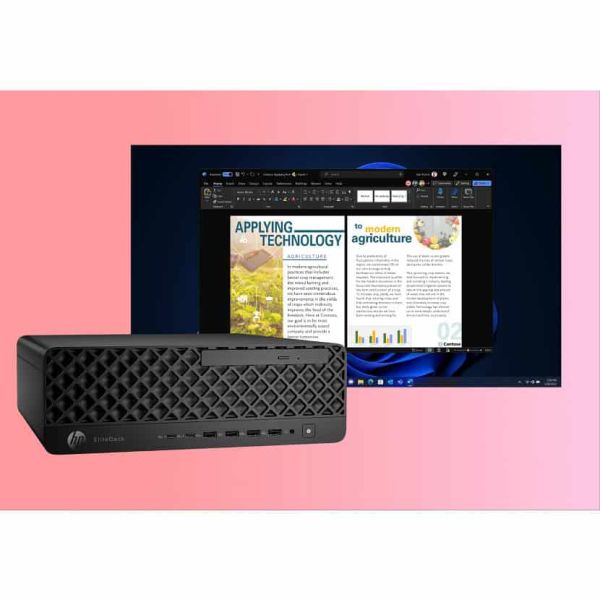 HP EliteDesk 8 SFF G1i U7265 16GB/512 PC Intel Core Ultra 7 265 DDR5-SDRAM 512 GB SSD NVIDIA RTX A400 Windows 11 Pro AI PC Zwart (99M64ET#ABH)