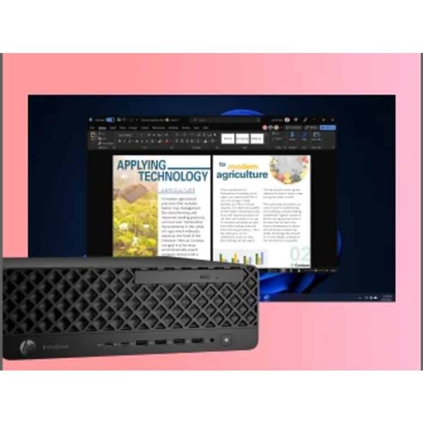 HP EliteDesk 8 SFF G1I U9285 64GB/1TB PC Intel Core Ultra 9 285 DDR5-SDRAM SSD NVIDIA RTX A400 Windows 11 Pro AI PC Zwart (99M67ET#ABH)