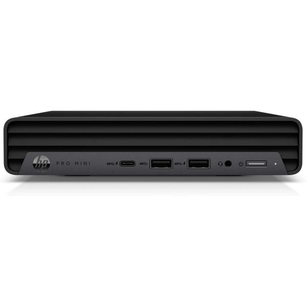 HP Pro 400 G9 Intel® Core™ i3 i3-14100T 8 GB DDR5-SDRAM 256 GB SSD Windows 11 Pro Mini PC Zwart (A1HY8ES#ABH)